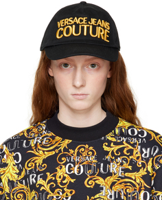 Белая кепка с логотипом Couture Versace Jeans Couture