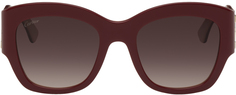 Бордовые двойные солнцезащитные очки C de Cartier