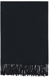 Черный шарф с начесом VEIN