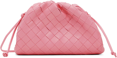 Розовый мини-клатч Intrecciato Bottega Veneta