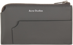 Серый кошелек на молнии Acne Studios