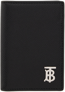 Черный бумажник TB со складным футляром для карт Burberry