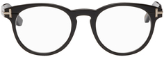 Черные круглые роговые очки TOM FORD
