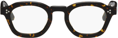 Черепаховые очки с логотипом AKILA