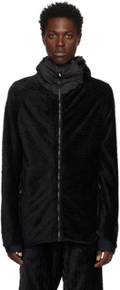 Черная куртка из полартека Moncler Grenoble
