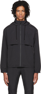 Черная куртка с капюшоном Paco Rabanne