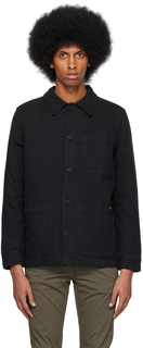 Черная рабочая куртка Barney Nudie Jeans