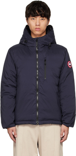 Темно-синяя пуховая куртка Lodge Canada Goose