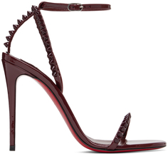 Бордовые сандалии So Me 100 Christian Louboutin