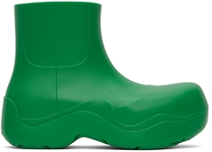 Зеленые сапоги-лужи Bottega Veneta