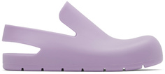 Пурпурные лоферы с принтом Bottega Veneta