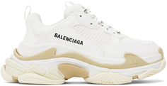 Белые кроссовки Triple S Balenciaga