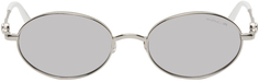 Серебряные солнцезащитные очки Tatou Moncler