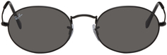 Черные овальные солнцезащитные очки Ray-Ban