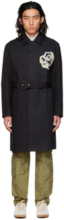 Черное весеннее пальто Mackintosh Edition John Elliott