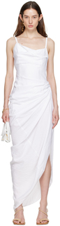 Белое платье-макси Le Papier &apos;La Robe Saudade&apos; Jacquemus