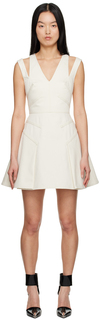 Джинсовое мини-платье Off-White со вставками Alexander McQueen
