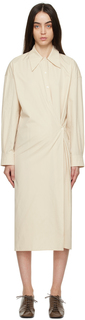 Кружевное платье миди Off-White LEMAIRE