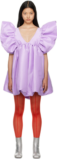 Фиолетовое мини-платье Adri Kika Vargas