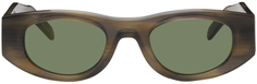 Коричневые солнцезащитные очки Mastermindy Thierry Lasry