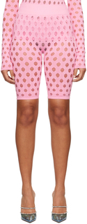 Розовые шорты с перфорацией Maisie Wilen