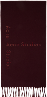 Бордовый шарф Vasto Acne Studios