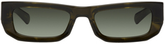 Зеленые солнцезащитные очки Bricktop FLATLIST EYEWEAR