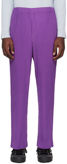 Фиолетовые январские брюки Monthly Color Homme Plissé Issey Miyake