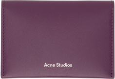 Фиолетовый бумажник-держатель карты Acne Studios