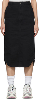 Черная юбка средней длины Carhartt Edition WIP WARDROBE.NYC