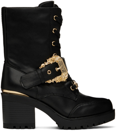 Черные ботинки Mia Baroque Versace Jeans Couture