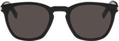 Черные круглые солнцезащитные очки Saint Laurent