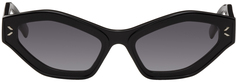 Черные солнцезащитные очки «кошачий глаз» MCQ