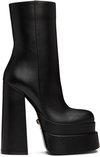 Черные ботинки на платформе Aevitas Versace
