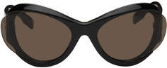 Черные футуристические солнцезащитные очки MCQ