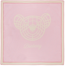 Детское розовое одеяло с мишкой Томасом Burberry