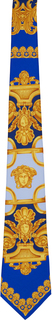 Синий галстук Barocco 660 Versace
