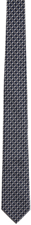 Синий жаккардовый галстук ZEGNA