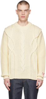 Вязаный свитер Off-White Golden Goose