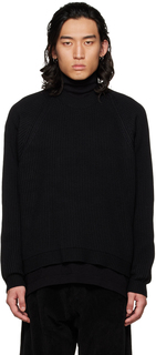 Черный свитер с теннисным хвостом O-Project Jan-Jan Van Essche