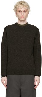 Серый шерстяной свитер с круглым вырезом Acne Studios
