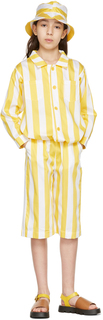 Детские желто-белые классические шорты M’A Kids