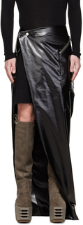Черная юбка карго Rick Owens