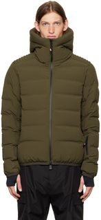 Зеленый пуховик Lagorai Moncler Grenoble