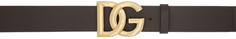 Коричневый перекрестный ремень Lux Dolce &amp; Gabbana