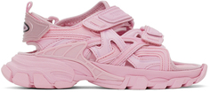 Детские розовые спортивные сандалии Balenciaga Kids