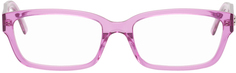 Розовые прямоугольные очки Balenciaga