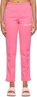 Розовые классические спортивные брюки для отдыха Palm Angels