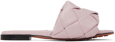 Розовые сандалии на плоской подошве Lido Bottega Veneta