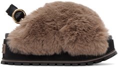 Серо-коричневые сандалии The Platform Sandal Marc Jacobs